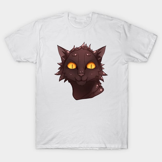 Crazy cat T-Shirt by HEllRas